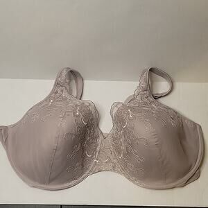 Playtex Women's Love My Curves Side-Smoothing Embroidered  Underwire Bra 44DD